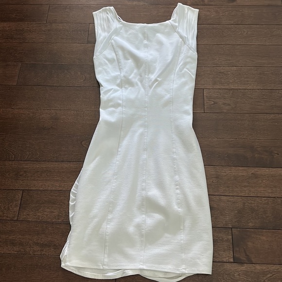 Bebe Bandage Bodycon White Dress XS - Picture 4 of 6